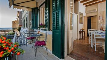 Apartment, 1 Bedroom, Terrace, Sea View | Terrace/patio