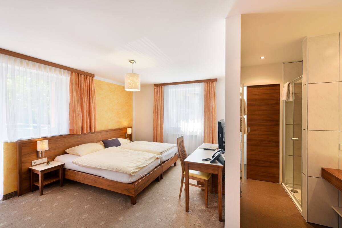 Standard Double Room | Pillow-top beds, minibar, in-room safe, desk