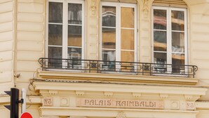 A building facade with a prominent entrance, a balcony, and a 'No Entry' sign. - Simple Stay - Fresh Start May 2026 (Nice)
