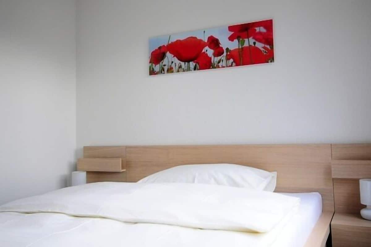 Double Room, Private Bathroom | 1 bedroom, hypo-allergenic bedding, Select Comfort beds, desk