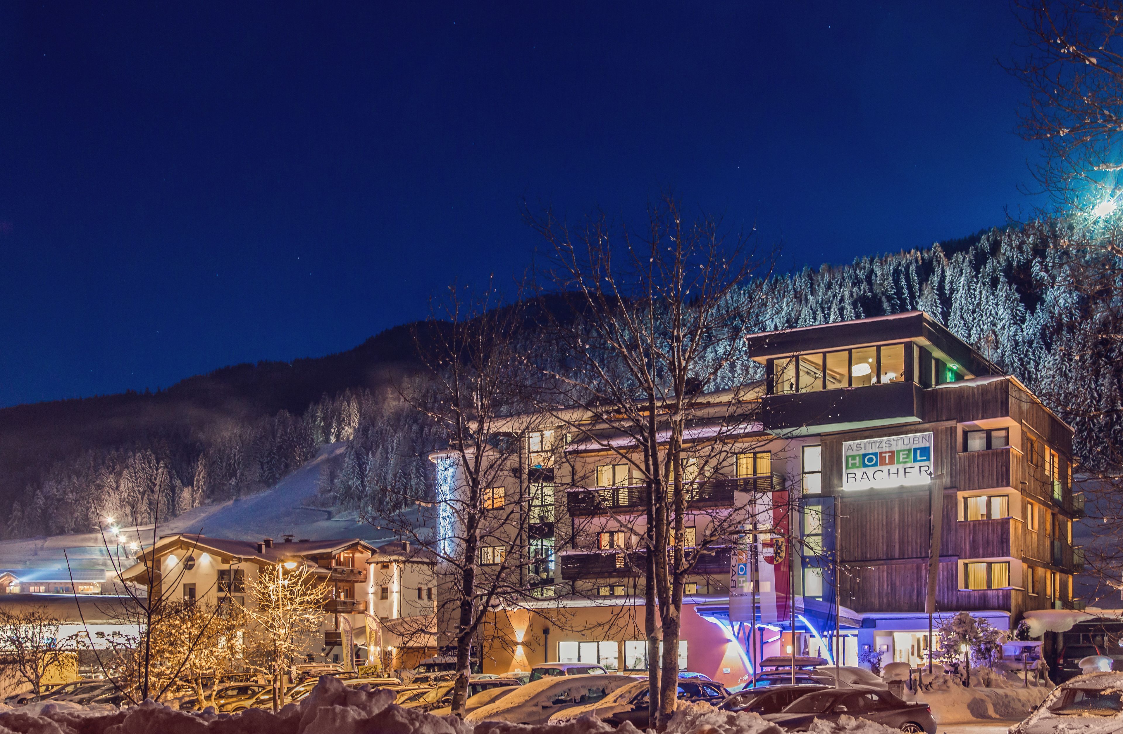 front of property – evening/night