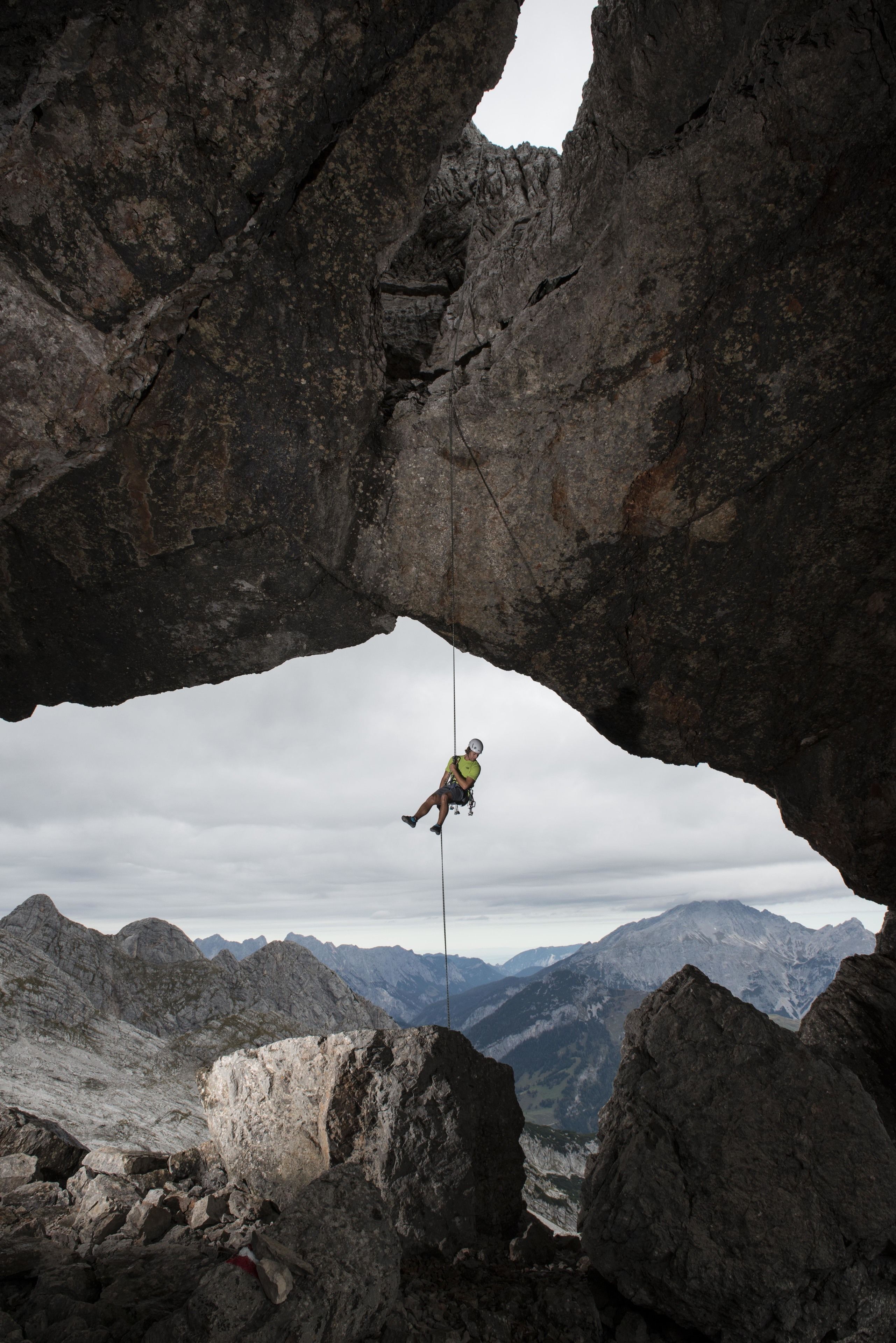 outdoor rock climbing