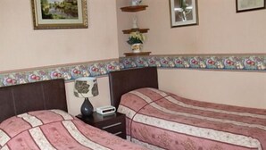 Memory-foam beds, iron/ironing board