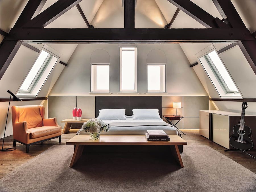 Suite (Amsterdam, with rooftop) | Frette Italian sheets, premium bedding, down comforters, minibar