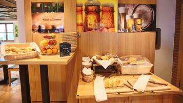 Daily buffet breakfast (EUR 15 per person)