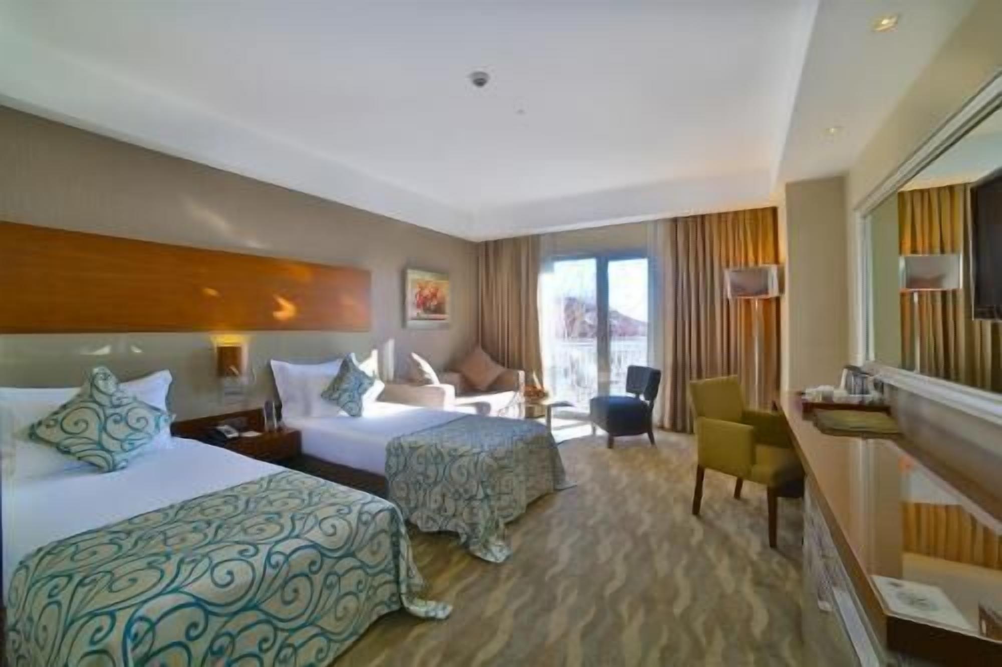 Premium bedding, memory-foam beds, free minibar items, in-room safe