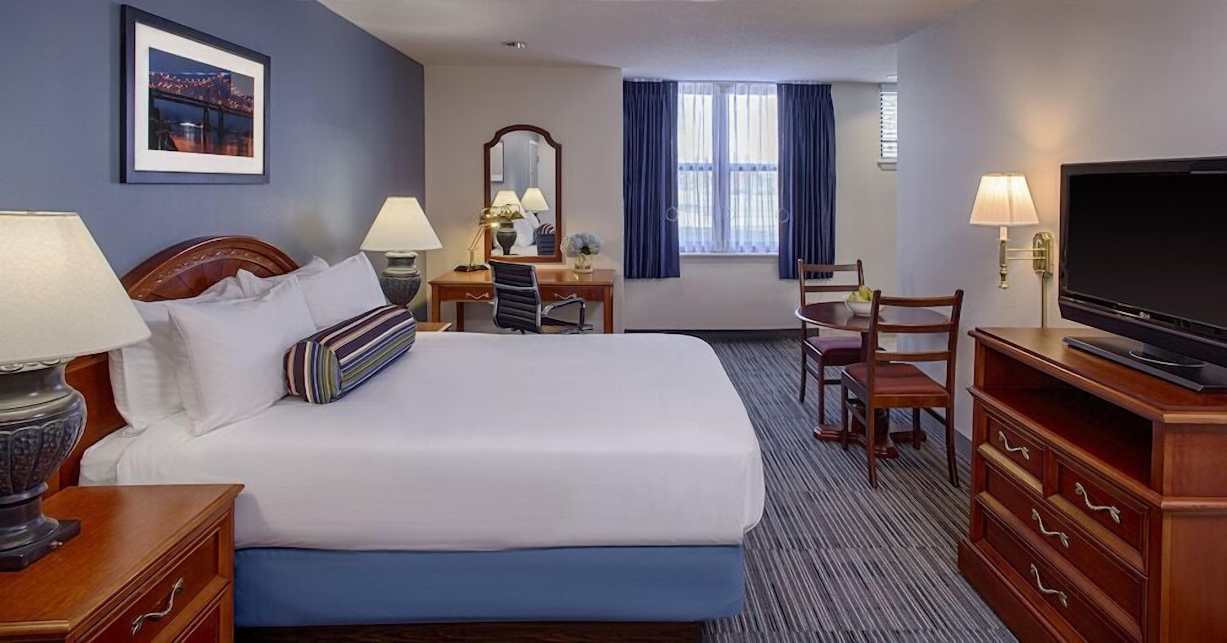 In-room safe, desk, blackout drapes, iron/ironing board