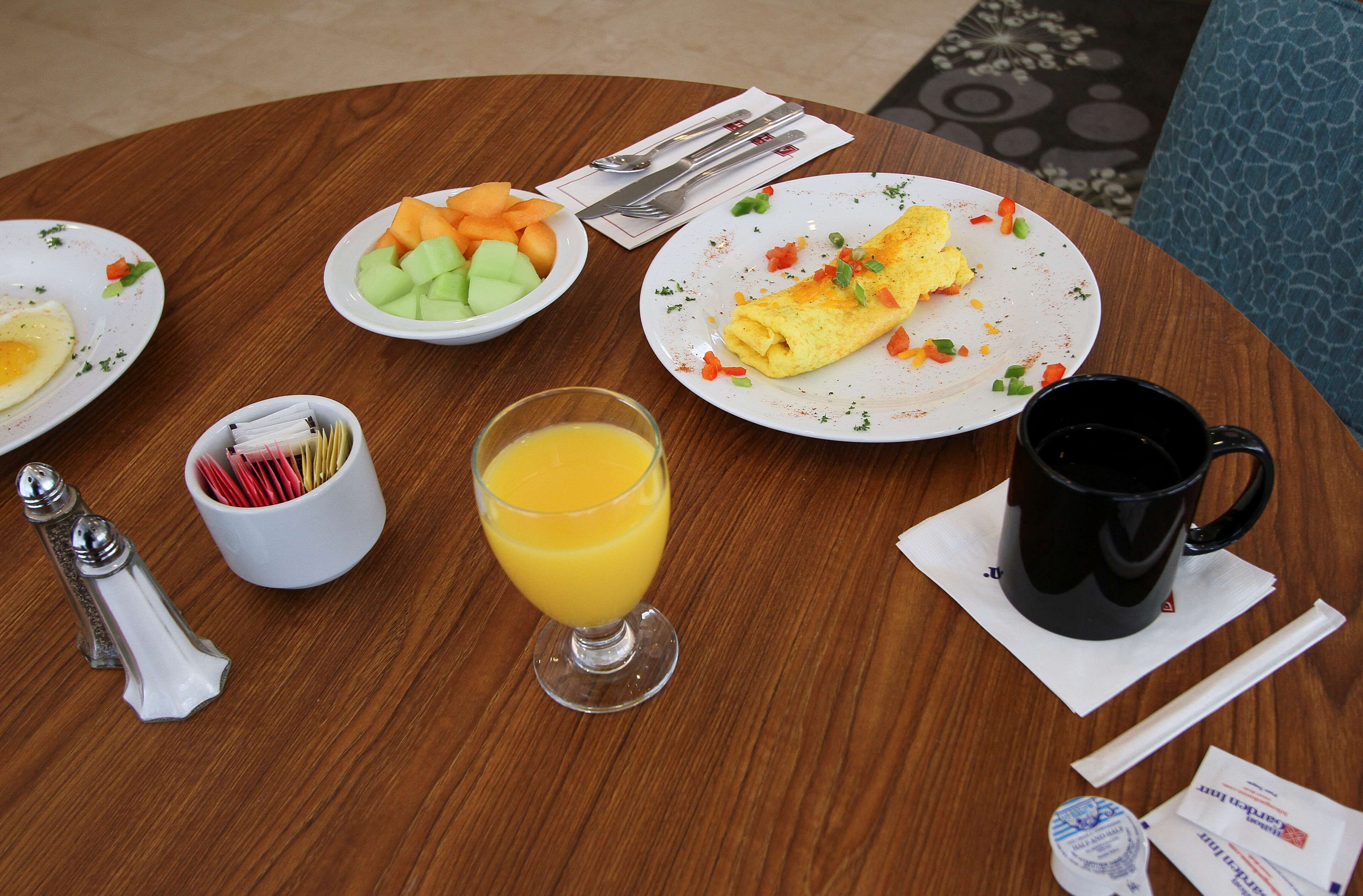 breakfast and dinner served