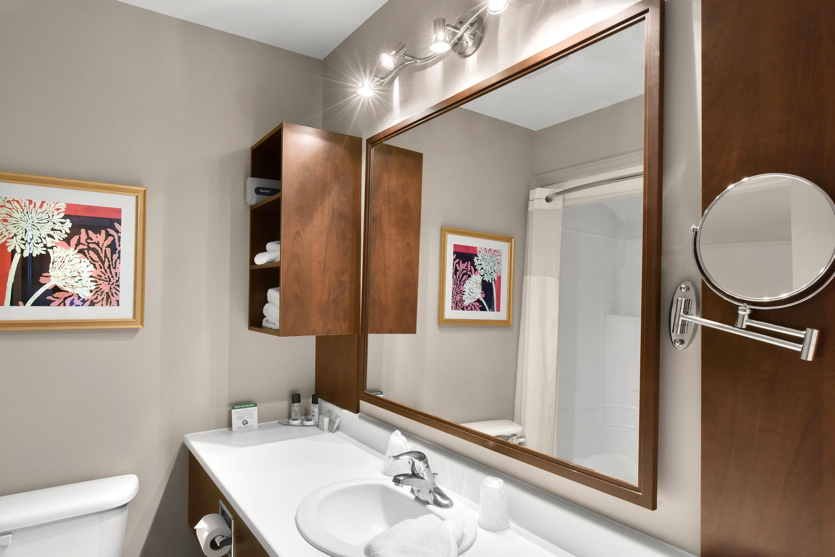 desk, blackout curtains, soundproofing, iron/ironing board