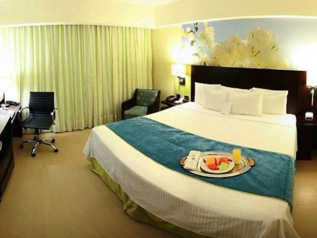 In-room safe, desk, laptop workspace, blackout drapes