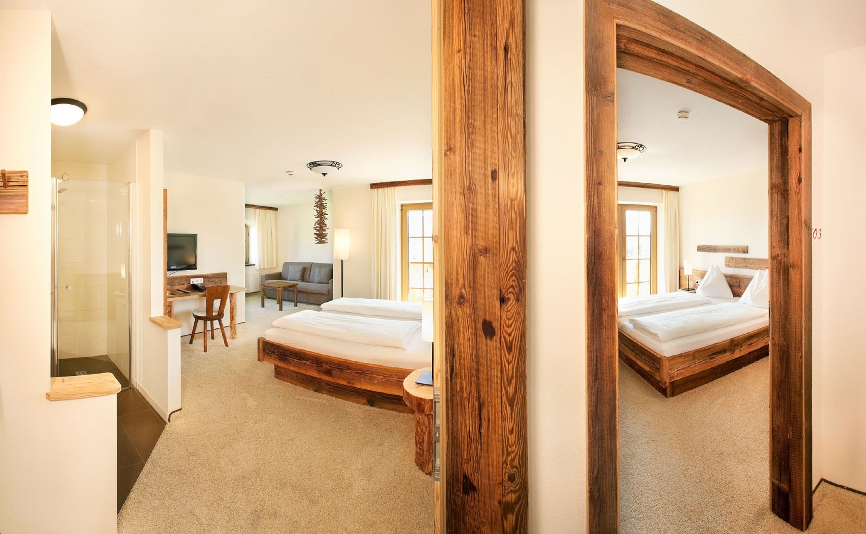 family suite, 2 bedrooms, balcony | in-room safe, desk, soundproofing, rollaway beds