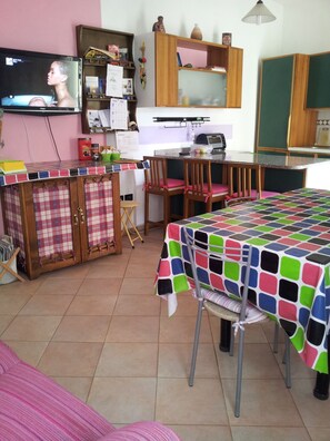 Interior entrance