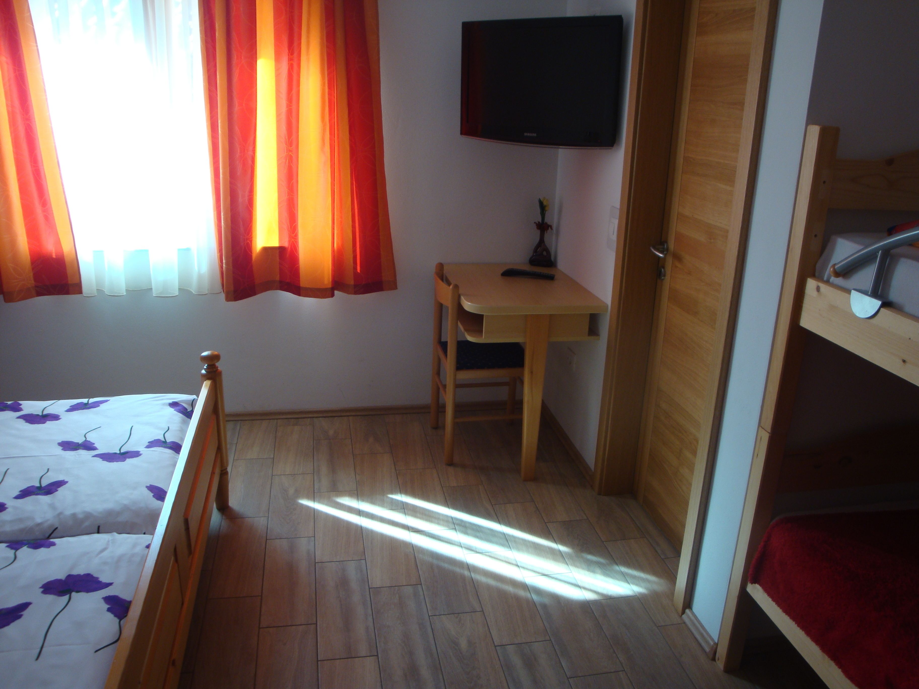 family room | pillow-top beds, desk, free wired internet