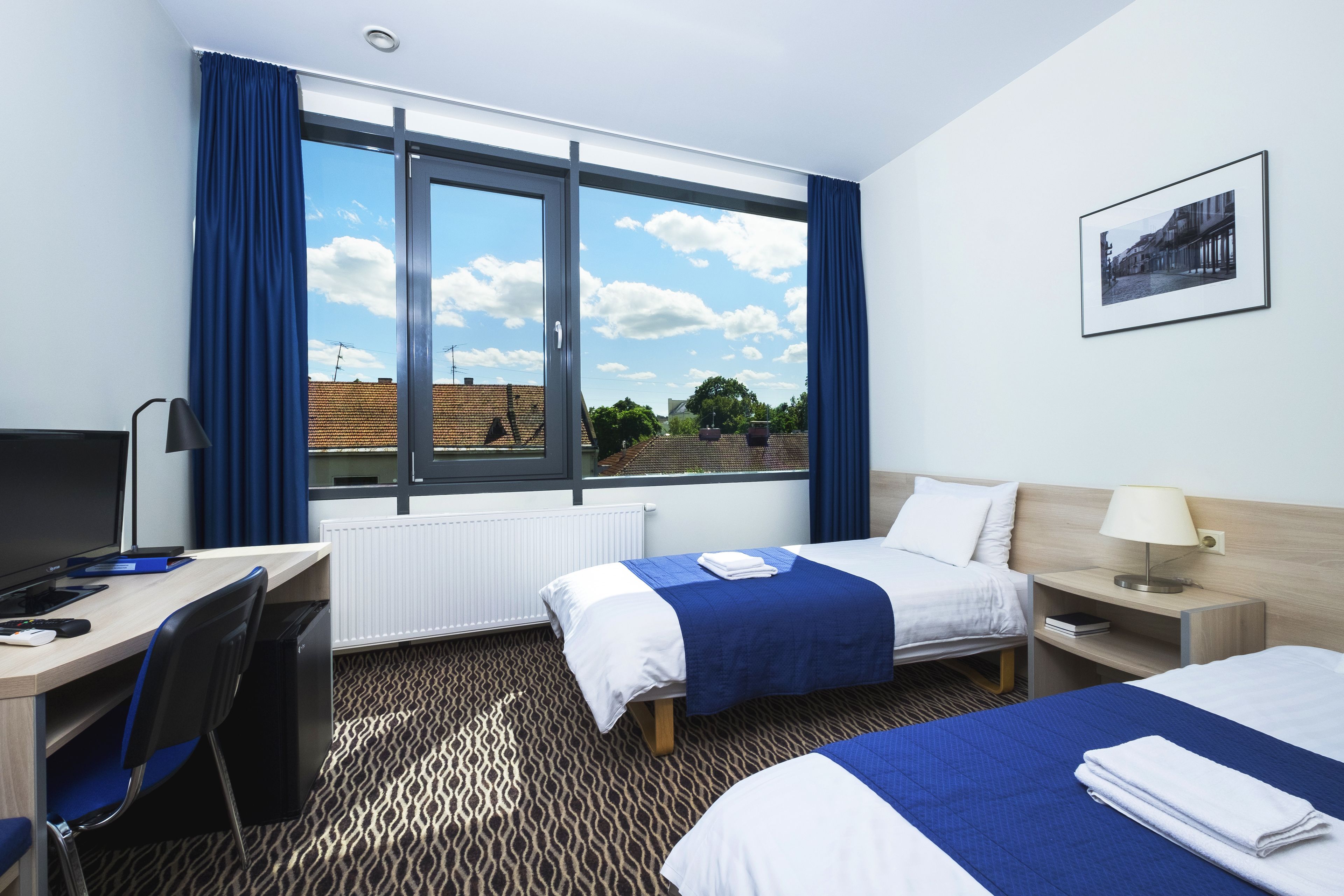 standard twin room, balcony | view from room