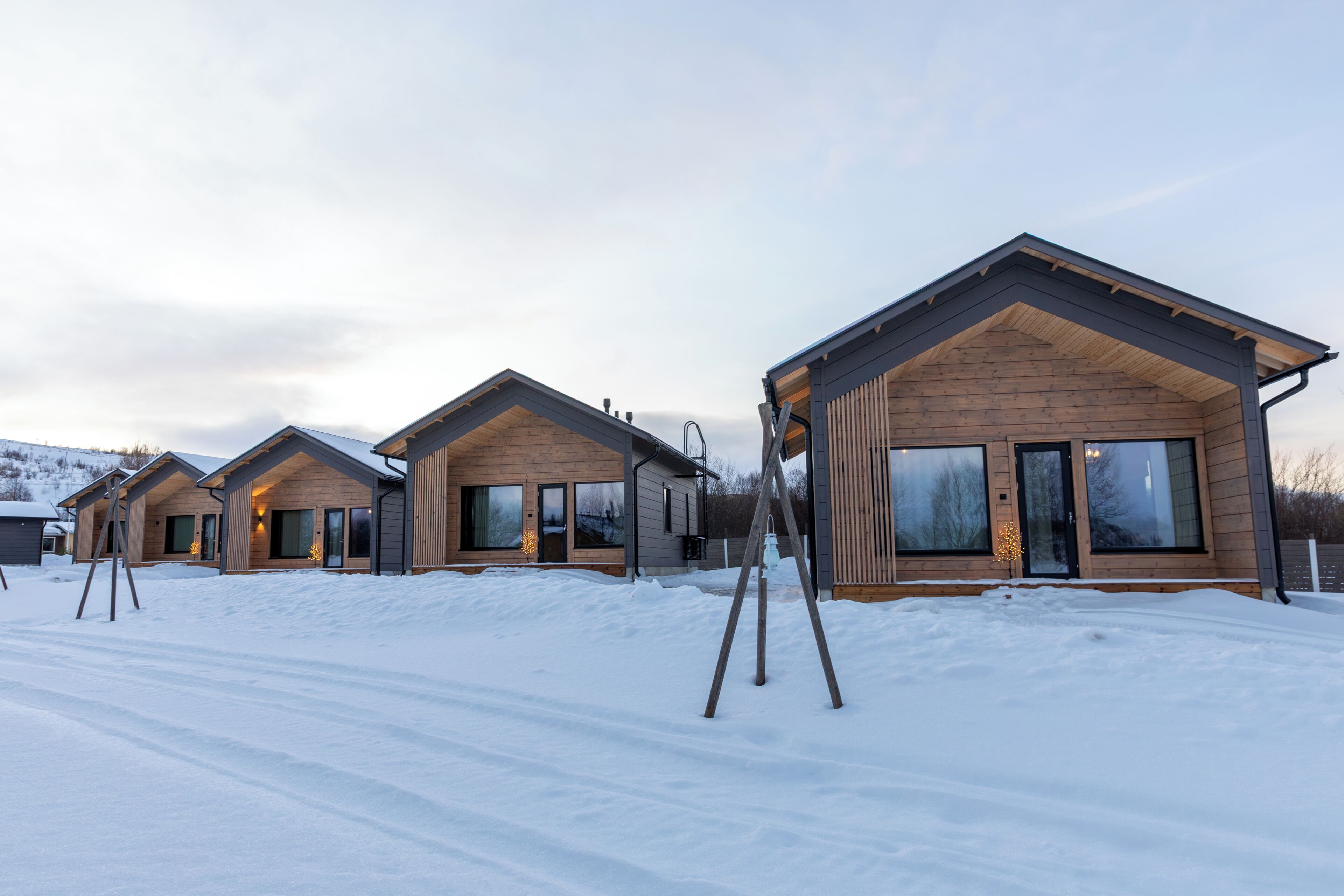 Majoituspaikan julkisivu