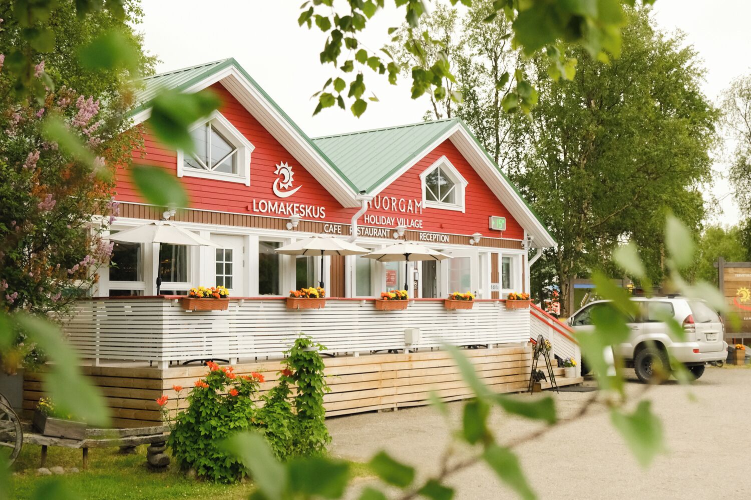 Façade de l’hébergement