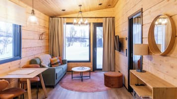 Deluxe-huoneisto | Oleskelualue | Taulutelevisio