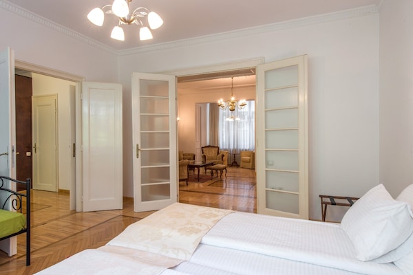 Family Apartment, 2 Bedrooms, Kitchen | Premium bedding, Select Comfort beds, minibar (some free items), desk