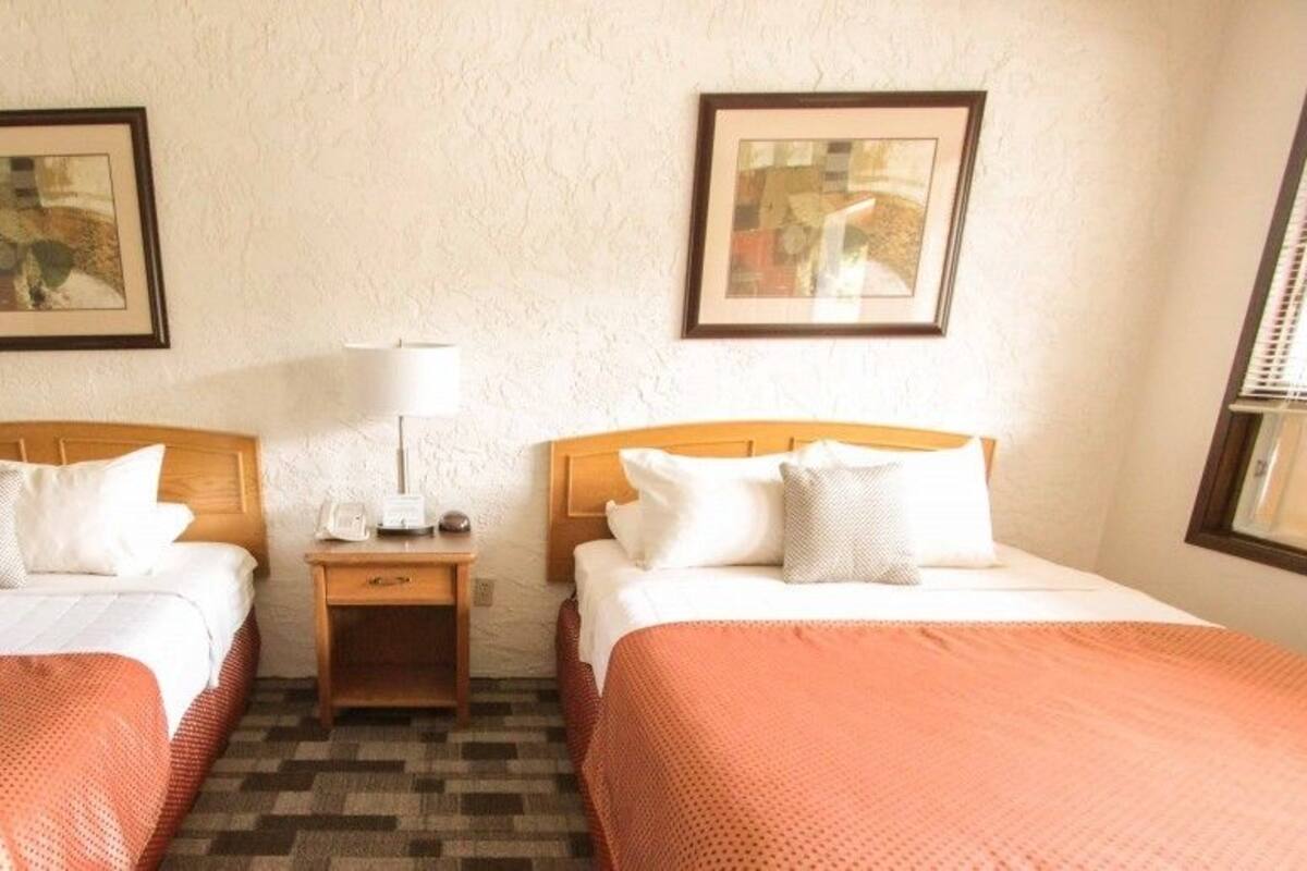 標準客房, 2 張加大雙人床 (Upper Level, No Pets Allowed) | 搖籃/嬰兒床、免費無線上網、床單