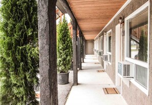 Exterior detail - Crystal Springs Lodge (Radium Hot Springs)
