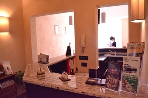 Check-in/check-out kiosk - Hotel Nautilus (Rome)