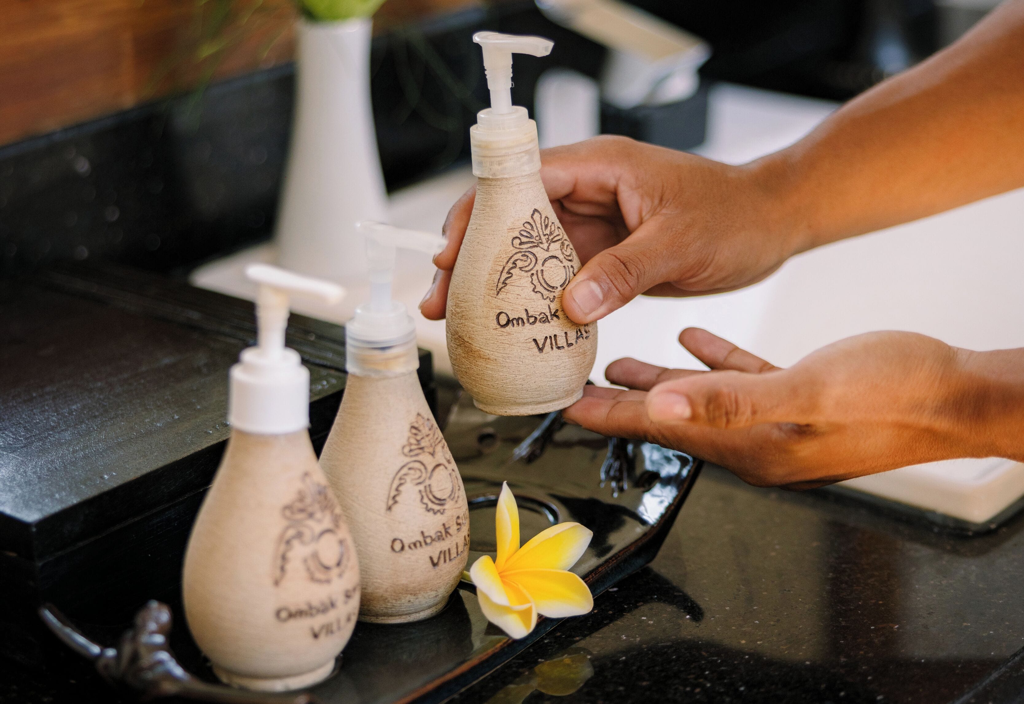 sunset bungalow, 1 king bed | bathroom amenities | free toiletries, hair dryer, bidet, towels