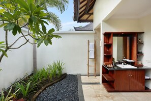 Bungalow, 1 kingsize bed (Sunset) | Terras