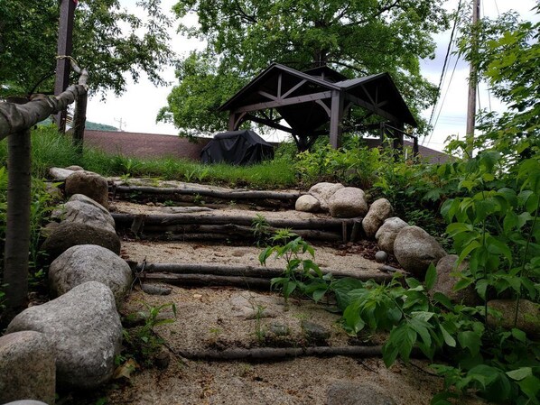 Overnattingsstedets uteområder