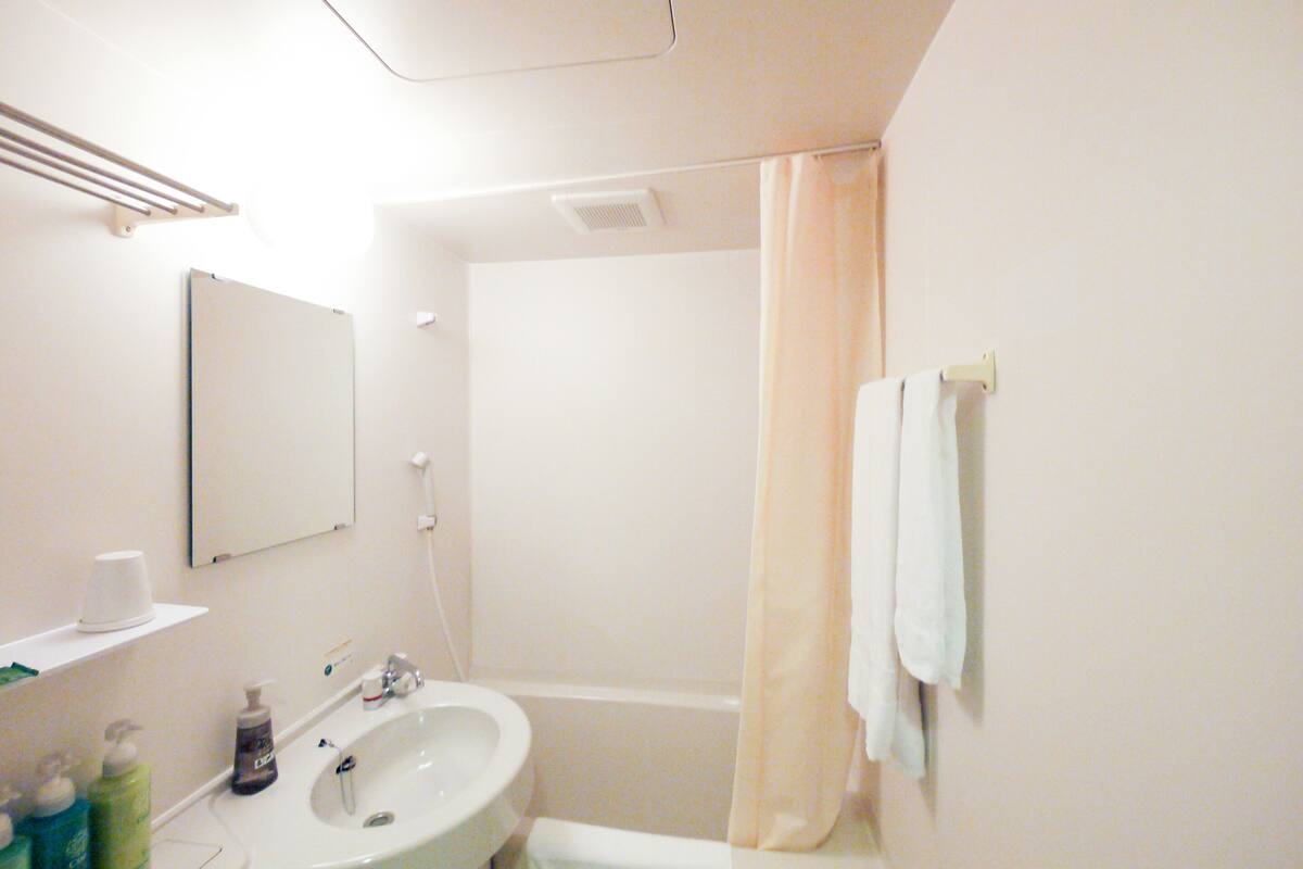 free toiletries, hair dryer, slippers, towels