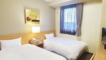 Zweibettzimmer, Nichtraucher | Schreibtisch, kostenloses Internet per Kabel, Bettwäsche