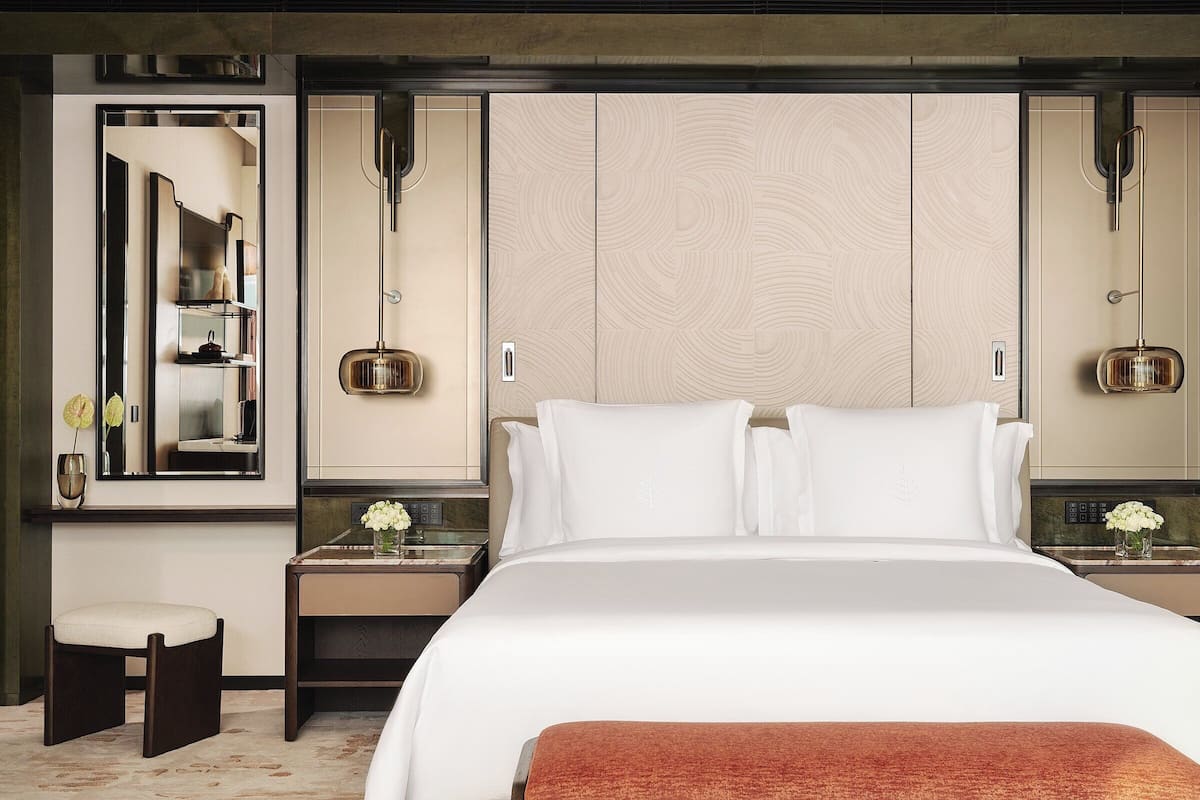 Ropa de cama de alta calidad, edredón y minibar
