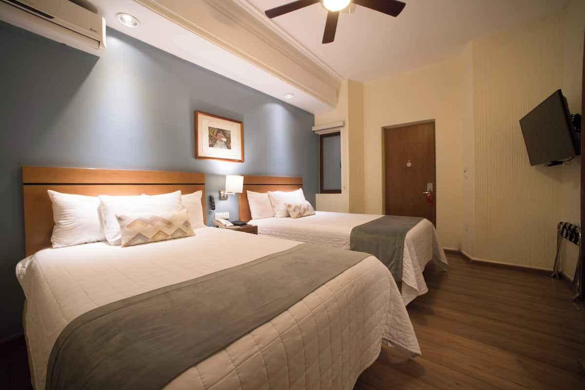 Two Queen Beds Adapted | 1 bedroom, premium bedding, down duvets, in-room safe