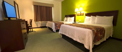 Standard Double Room | Desk, blackout curtains, iron/ironing board, free WiFi