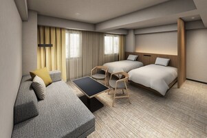 Desk, blackout drapes, iron/ironing board, free WiFi