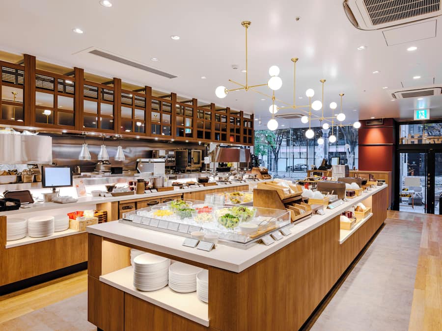Daily buffet breakfast for a fee