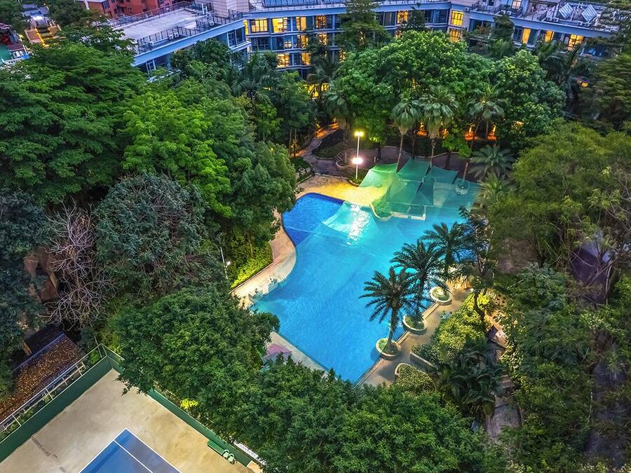 Seasonal outdoor pool