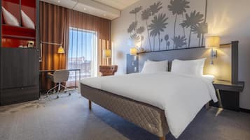 1 chambre, literie de qualité supérieure, couette en duvet d'oie