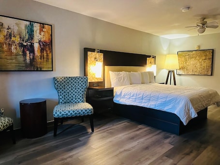 Deluxe Single Room, Non Smoking | Pillowtop beds, desk, iron/ironing board, free WiFi. The Executive Inn & Suites