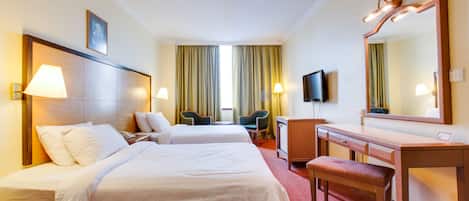 Minibar, desk, iron/ironing board, rollaway beds