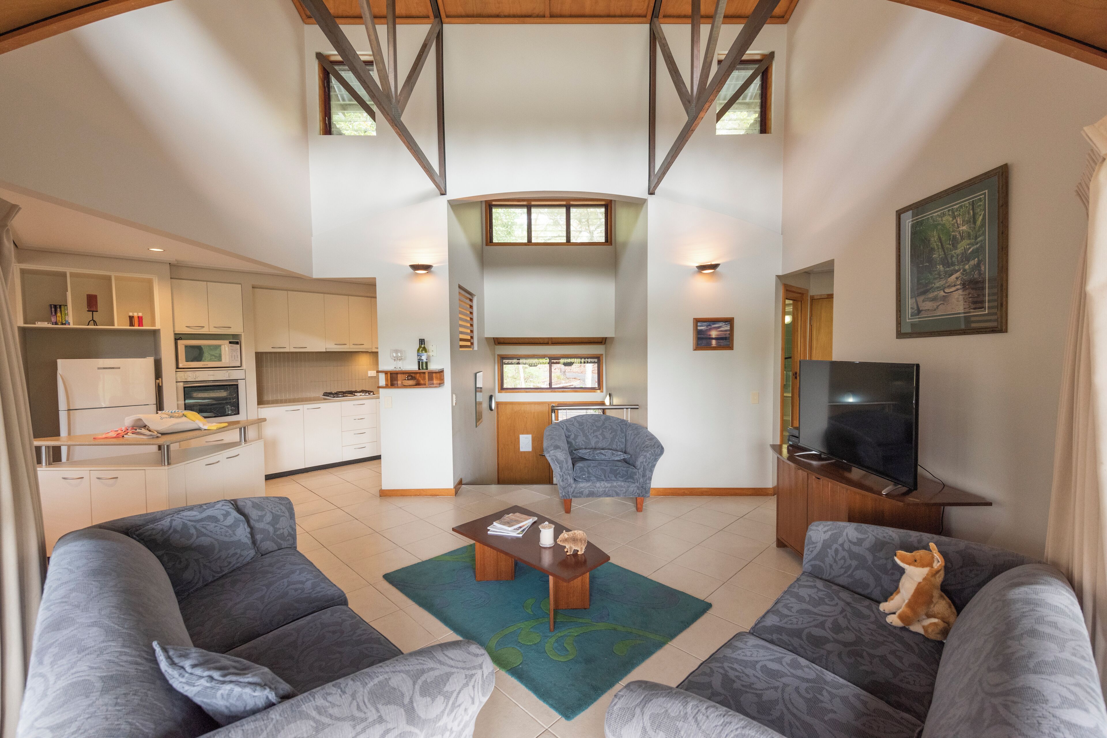 three bedroom spa villa | living area