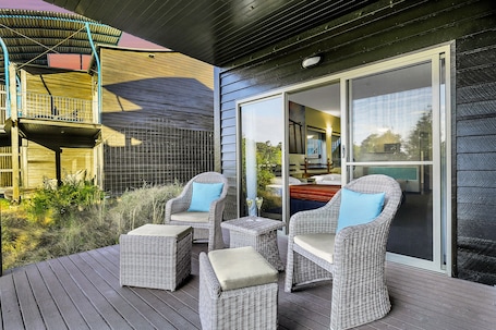 Terraza o patio. Kingfisher Bay Resort