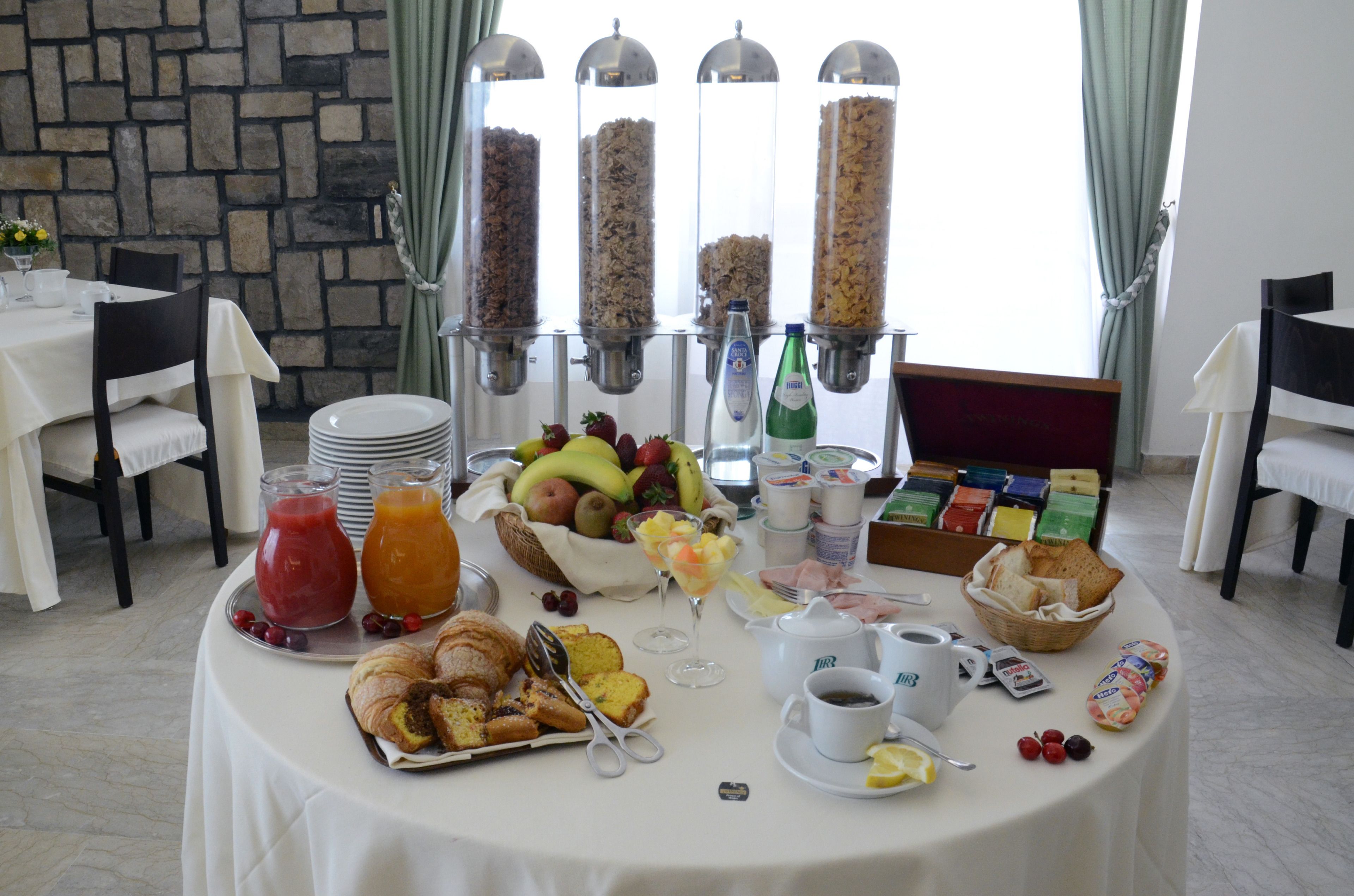 Daily buffet breakfast (EUR 7 per person)