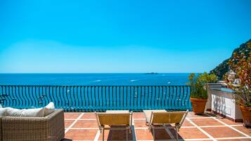 Junior-Suite, 1 Schlafzimmer, Meerblick | Ausblick vom Zimmer