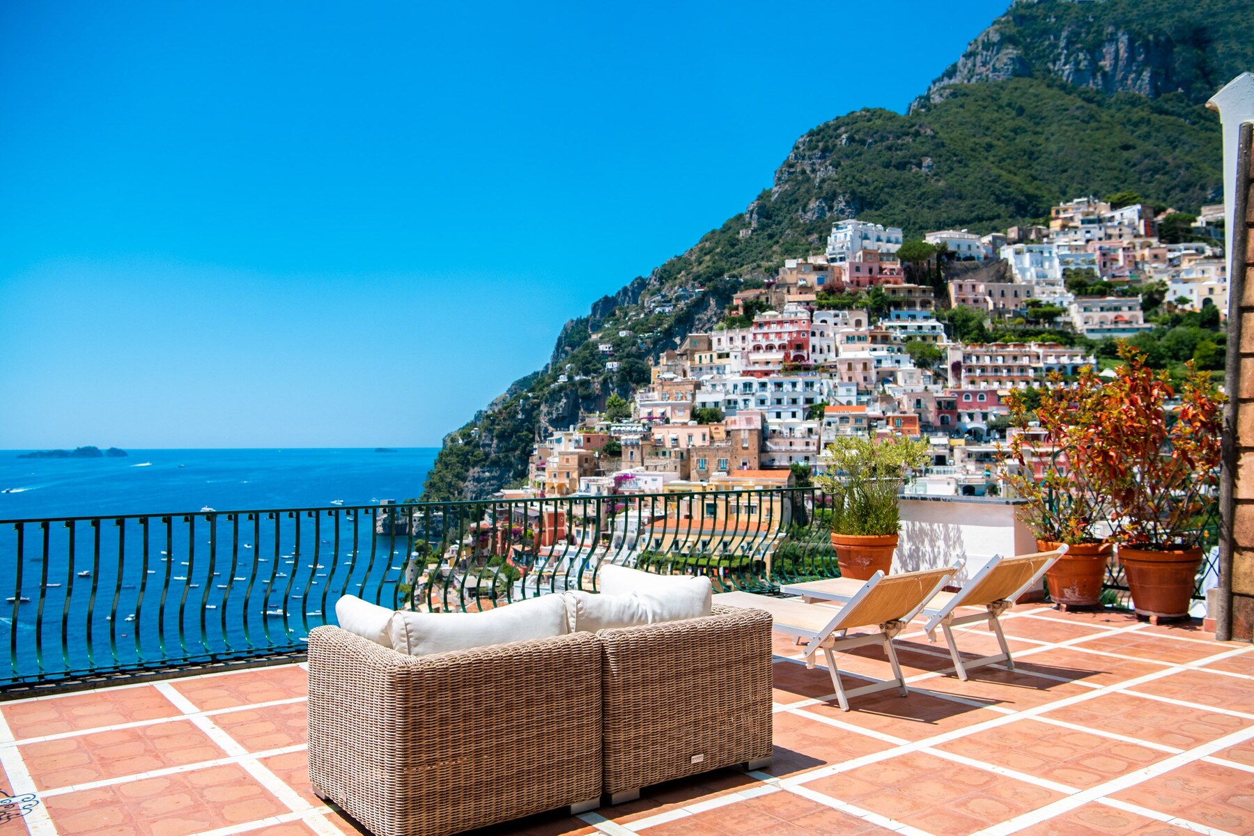 Junior Suite, 1 Bedroom, Sea View | Terrace/patio