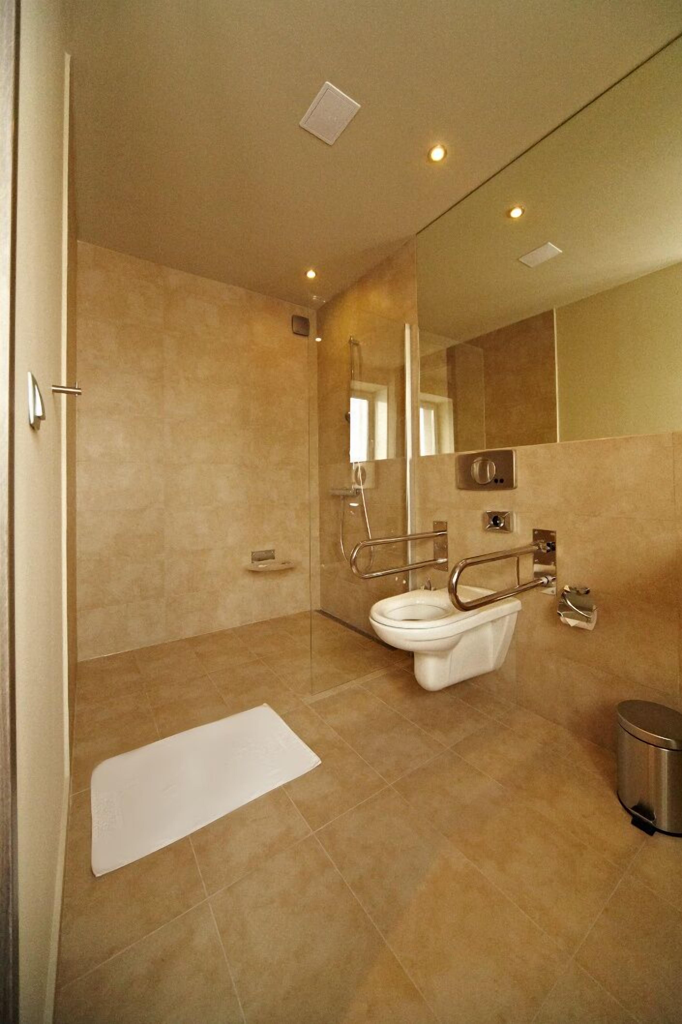 standard double room, 1 double bed | bathroom | shower, hair dryer, towels