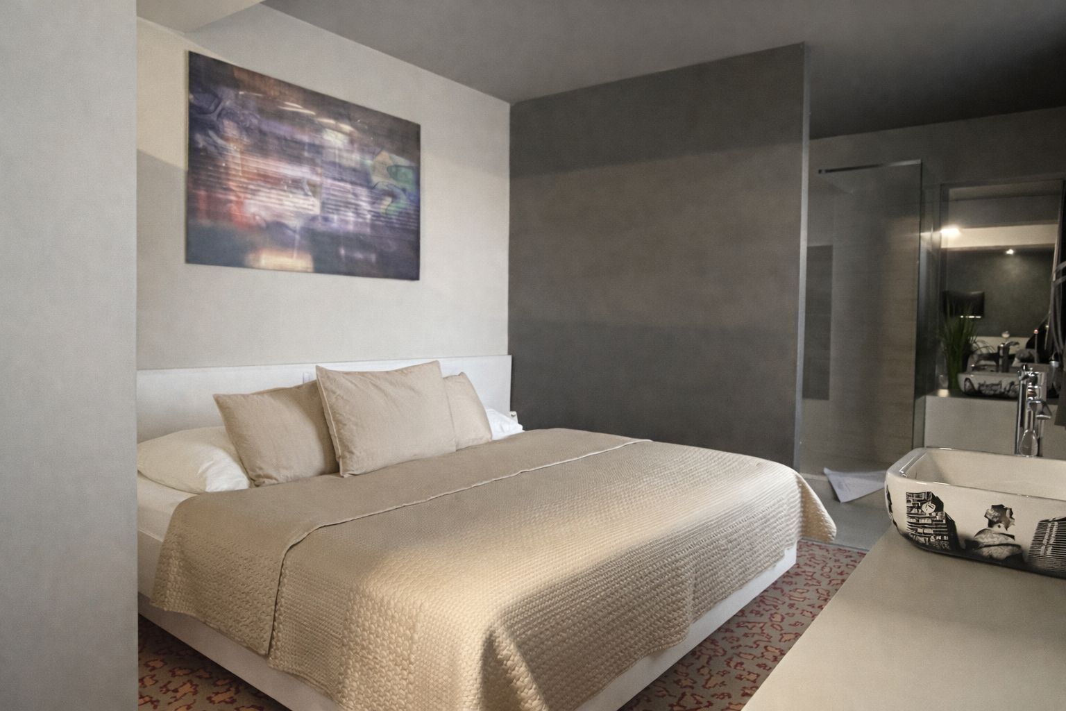 Standard-Suite, 1 Doppelbett und Schlafsofa | Zimmersafe, Schreibtisch, Bügeleisen/Bügelbrett, kostenloses WLAN