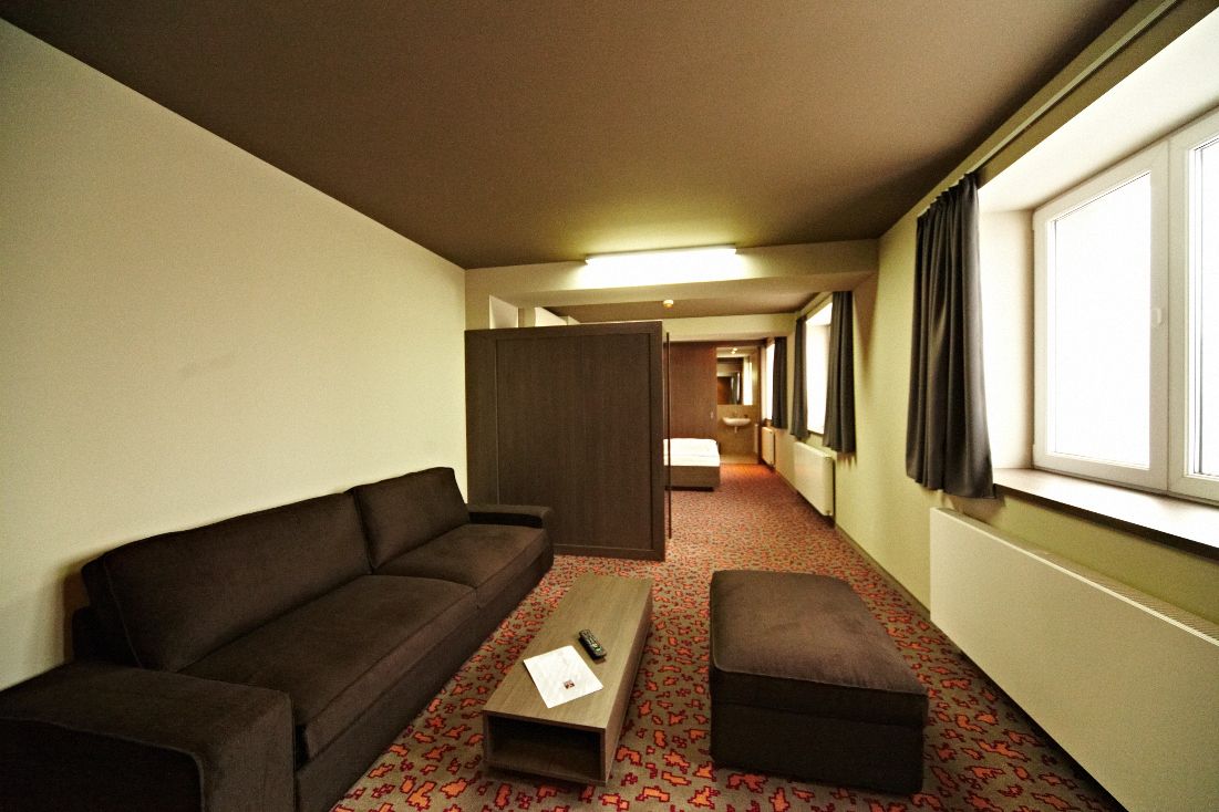 standard suite, 1 double bed with sofa bed | living area | lcd tv