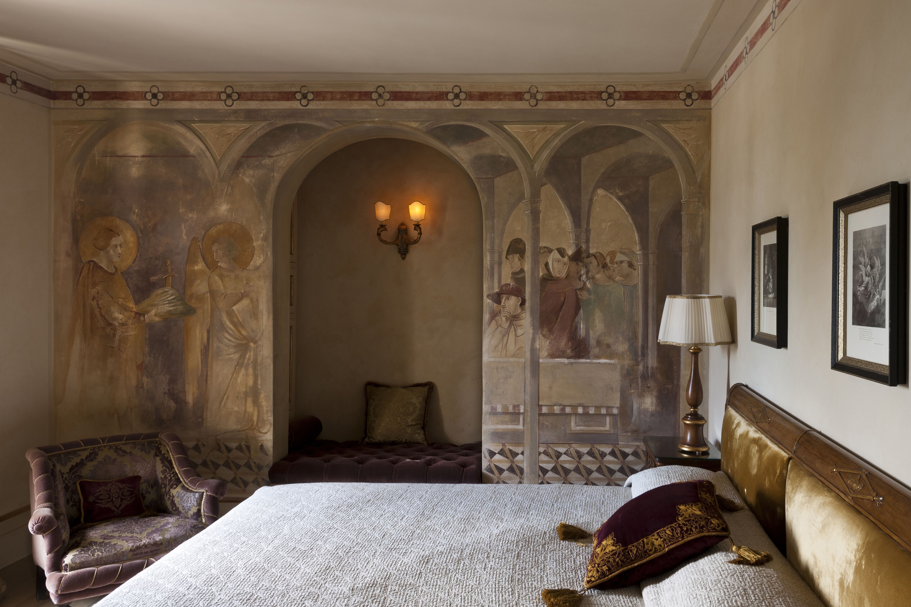 豪華客房 (San Galgano) | 高級寢具、羽絨被、迷你吧、客房內保險箱