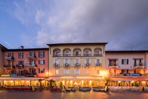 Front of property – evening/night