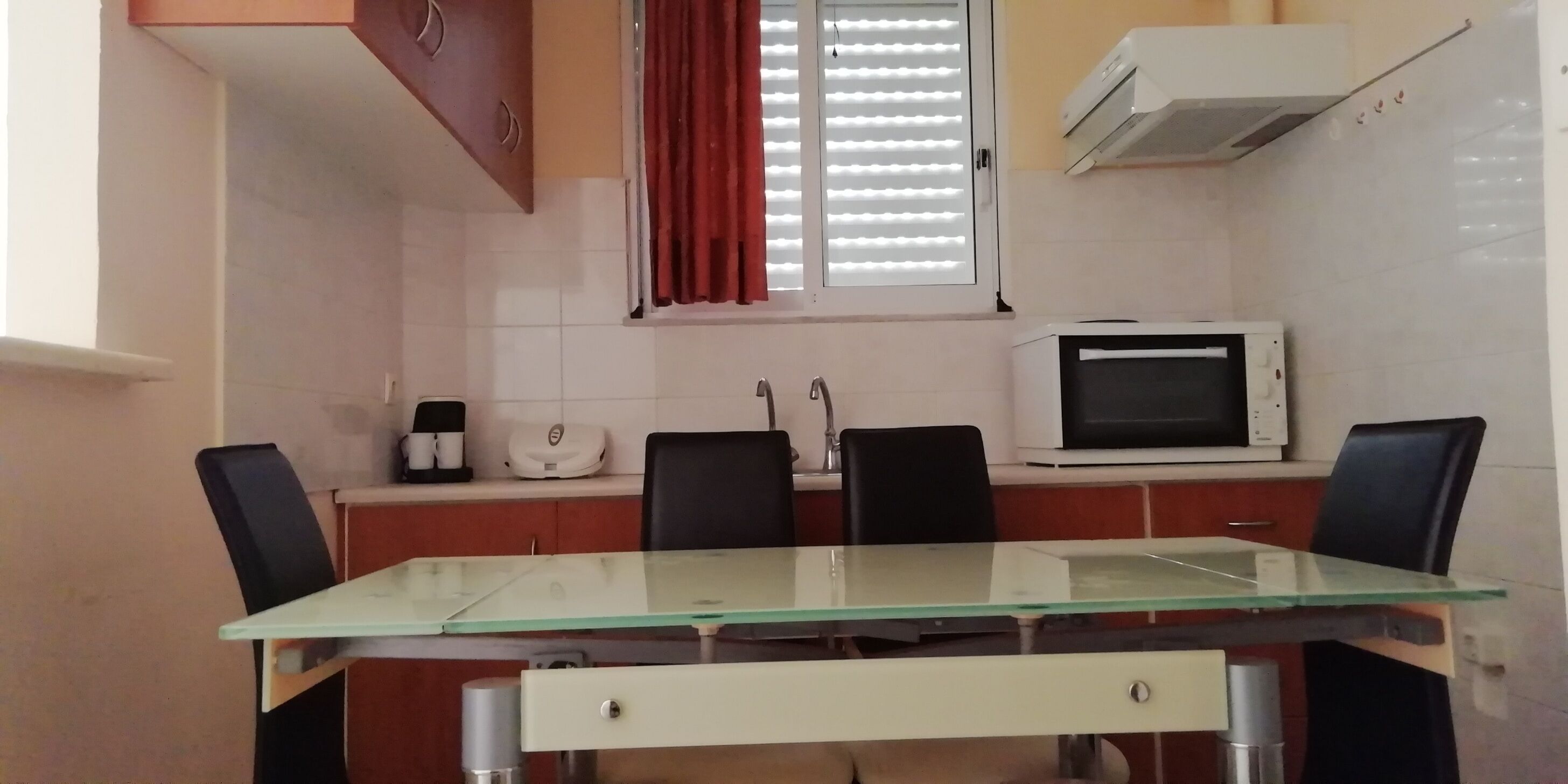 Comfort Apartment, 2 Bedrooms, Balcony, Oceanfront | Private kitchen | Fridge, oven, stovetop, coffee/tea maker